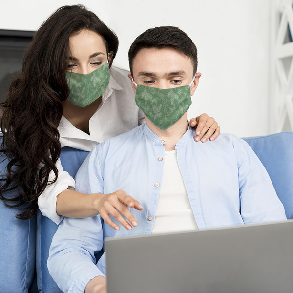 Christmas Holly Mask1 Adult Lifestyle