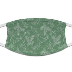 Christmas Holly Cloth Face Mask (T-Shirt Fabric)