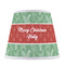 Christmas Holly Poly Film Empire Lampshade - Front View