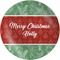 Christmas Holly Melamine Plate (Personalized)