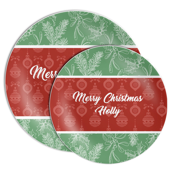 Christmas Holly Melamine Plates - PARENT/MAIN
