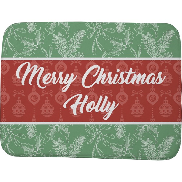 Christmas Holly Memory Foam Bath Mat 48 X 36