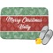 Christmas Holly Memory Foam Bath Mat - 24"x17" (Personalized)