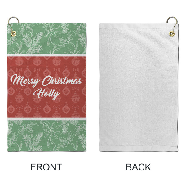 Christmas Holly Microfiber Golf Towels - Small - APPROVAL