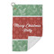 Christmas Holly Microfiber Golf Towels Small - FRONT FOLDED