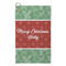 Christmas Holly Microfiber Golf Towels - Small - FRONT