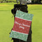 Christmas Holly Microfiber Golf Towels - Small - LIFESTYLE