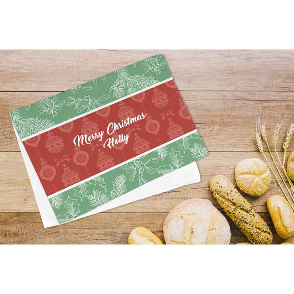 Christmas Holly Microfiber Kitchen Towel - LIFESTYLE