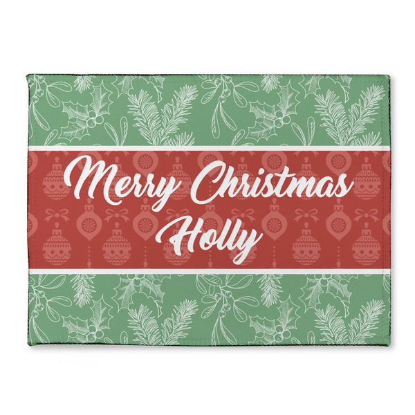 Custom Christmas Holly Microfiber Screen Cleaner (Personalized)