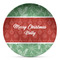 Christmas Holly Microwave & Dishwasher Safe CP Plastic Plate - Main