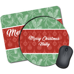 Christmas Holly Mouse Pad (Personalized)