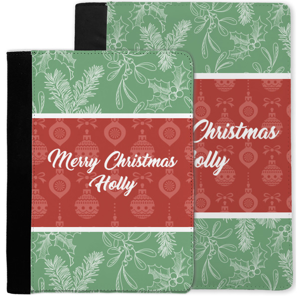 Christmas Holly Notebook Padfolio - MAIN