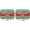 Christmas Holly Octagon Placemat - Double Print Front and Back