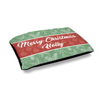 Christmas Holly Outdoor Dog Bed - Medium (Personalized)