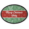 Christmas Holly Oval Patch