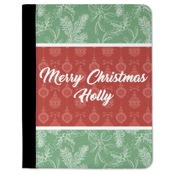 Custom Christmas Holly Padfolio Clipboard (Personalized)