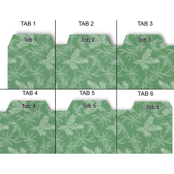 Christmas Holly Page Dividers - Set of 6 - Approval