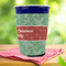 Christmas Holly Party Cup Sleeves - with bottom - Lifestyle