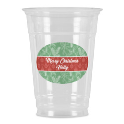 Christmas Holly Party Cups - 16oz (Personalized)