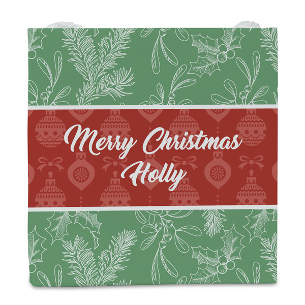 Christmas Holly Party Favor Gift Bag - Gloss - Front