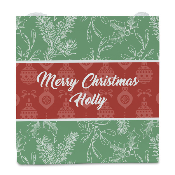 Christmas Holly Party Favor Gift Bag - Matte - Front
