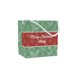 Christmas Holly Party Favor Gift Bags - Matte (Personalized)