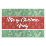 Christmas Holly Disposable Paper Placemats (Personalized)