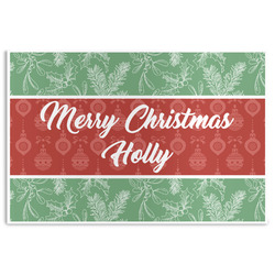 Christmas Holly Disposable Paper Placemats (Personalized)