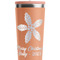 Christmas Holly Peach RTIC Everyday Tumbler - 28 oz. - Close Up