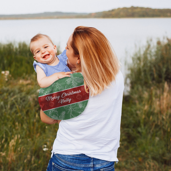 Christmas Holly Peanut Shaped Burp - Lifestyle