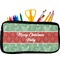 Christmas Holly Neoprene Pencil Case - Small w/ Name or Text