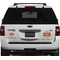 Christmas Holly Personalized Car Magnets on Ford Explorer