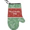 Christmas Holly Right Oven Mitt (Personalized)