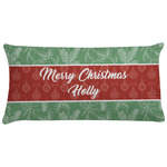 Christmas Holly Pillow Case (Personalized)