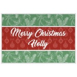 Christmas Holly Laminated Placemat w/ Name or Text