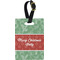 Christmas Holly Personalized Rectangular Luggage Tag