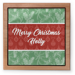 Christmas Holly Pet Urn w/ Name or Text