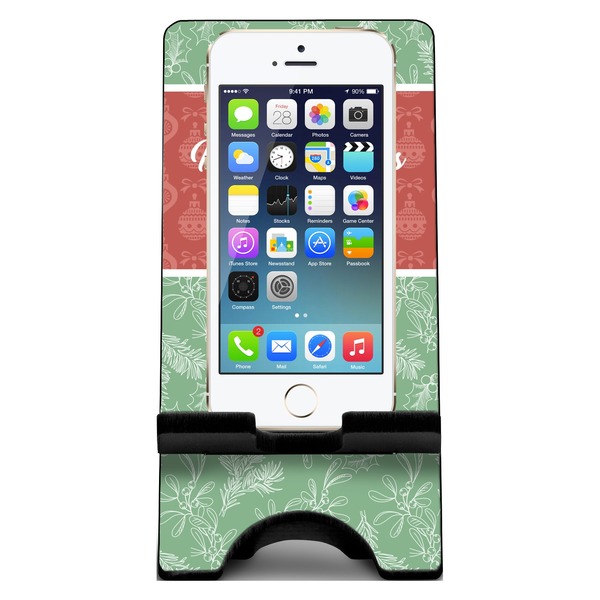 Christmas Holly Phone Stand w/ Phone