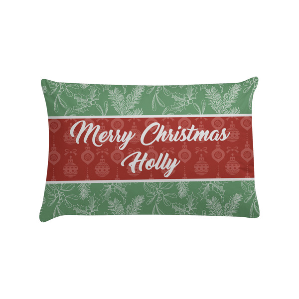Custom Christmas Holly Pillow Case - Standard (Personalized)