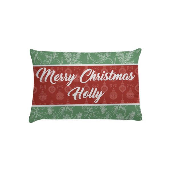 Custom Christmas Holly Pillow Case - Toddler (Personalized)