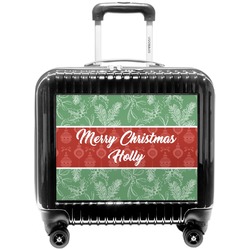 Christmas Holly Pilot / Flight Suitcase (Personalized)