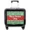 Christmas Holly Pilot Bag Luggage with Wheels