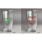Christmas Holly Pint Glass - Two Content - Approval