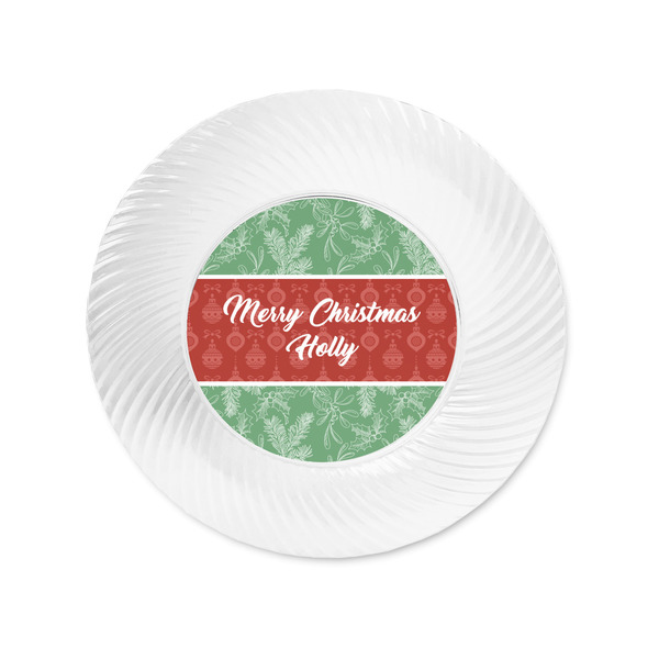Christmas Holly Plastic Party Appetizer & Dessert Plates - Approval