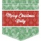Christmas Holly Iron On Faux Pocket (Personalized)