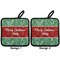 Christmas Holly Pot Holders - Set of 2 APPROVAL
