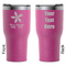 Christmas Holly RTIC Tumbler - Magenta - Double Sided - Front & Back