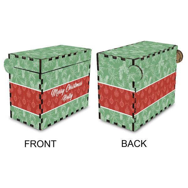 Christmas Holly Recipe Box - Full Color - Approval