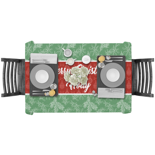Christmas Holly Rectangular Tablecloths - LIFESTYLE