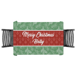 Christmas Holly Tablecloth - 58"x58" (Personalized)